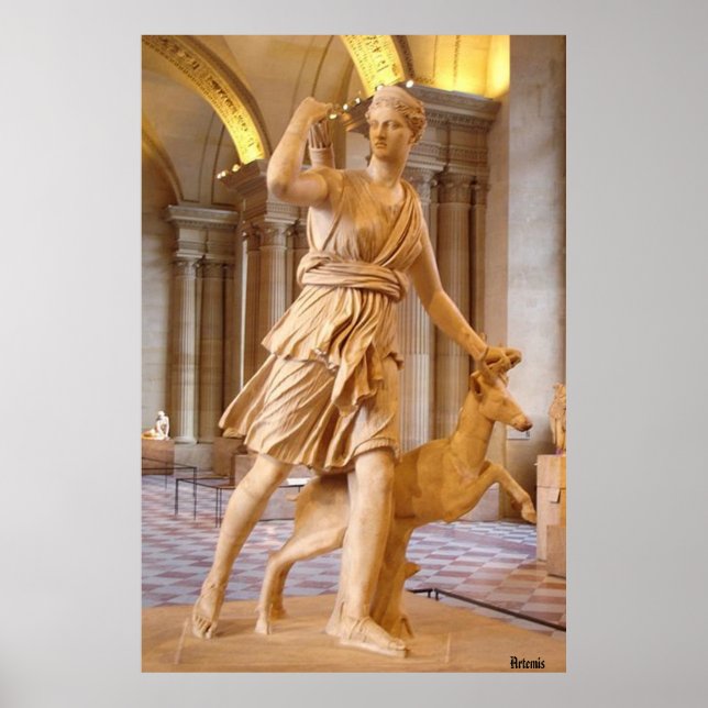 Poster Artemis / Greek Goddess/ NASA / (Devant)