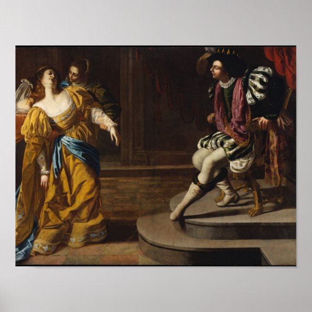 Poster Artemisia Gentileschi Art (Devant)