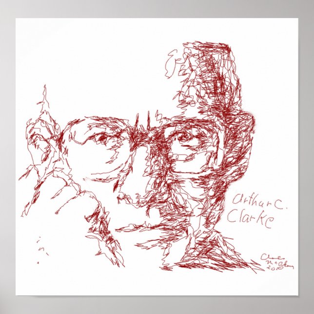 Poster arthur c. Clark (Devant)