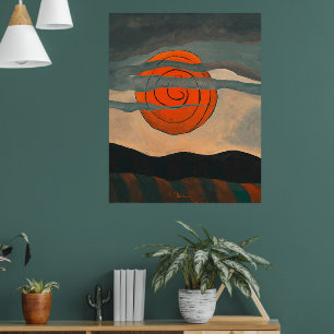 Poster Arthur Dove, Red Sun,