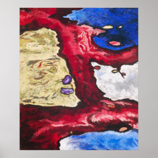 Poster Arthur Dove's 'Tree Forms and Water'