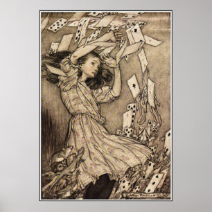 Poster Arthur Rackham Alice Au Pays Des Merveilles