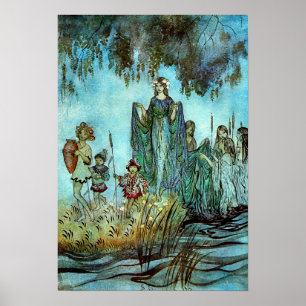 Poster Arthur Rackham - Art vintage de conte de fées