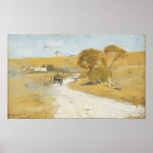 Poster Arthur Streeton - À Templestowe