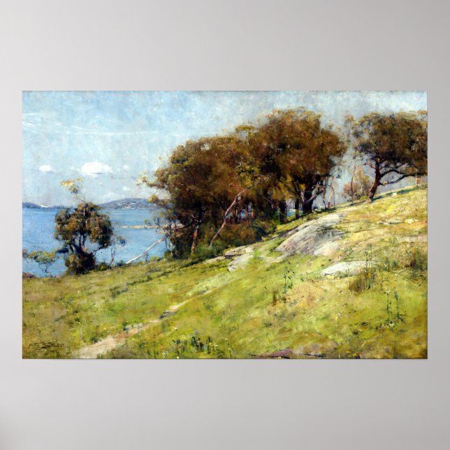 Poster Arthur Streeton Cremne Pastorale (Devant)