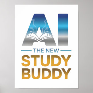 Poster Artificial Intelligence Study Buddy Design