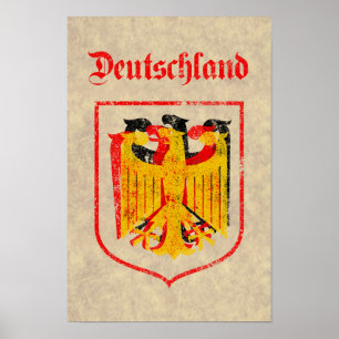 Poster Artiste allemand de l'aigle