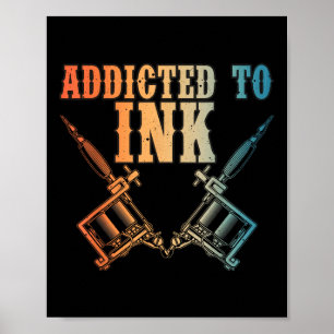 Poster Artiste De Tatouage Drôle Art Pour Hommes Femmes T