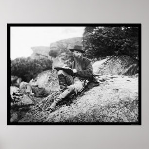 Poster Artiste Sketching the Gettysburg Battlefield 1863