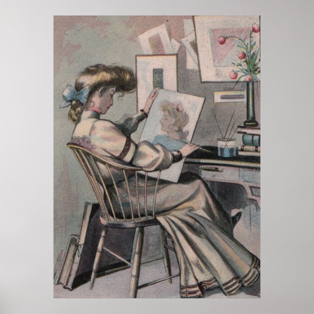 Poster Artiste victorien (Devant)