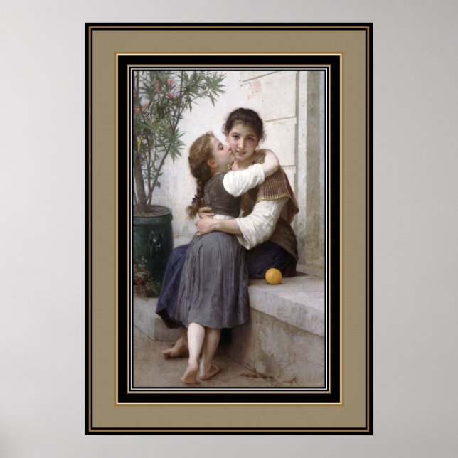 Poster Artistes Célèbres Un Petit Coaxing (1890) (Devant)