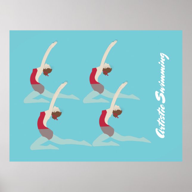 Poster Artistic Swimming (Devant)