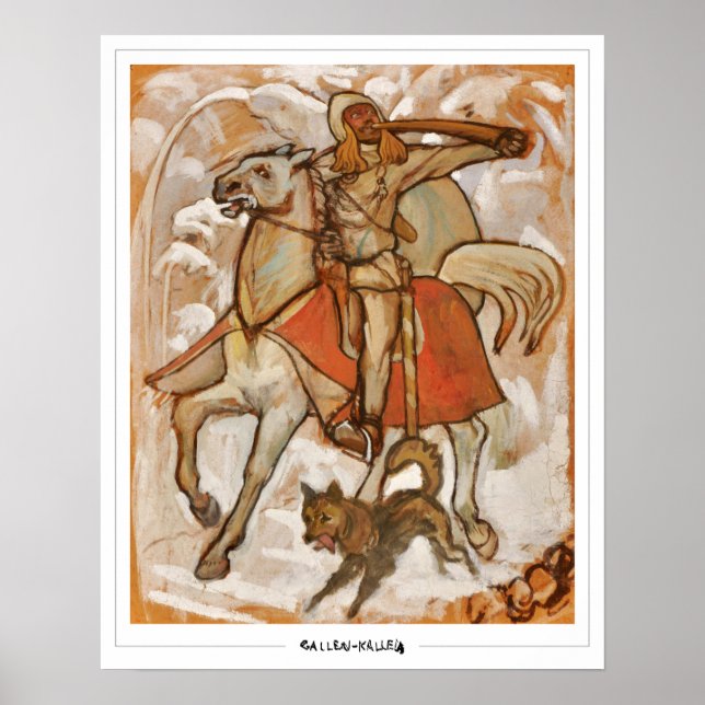 Poster artistique Akseli Gallen-Kallela Zedign #26 (Devant)