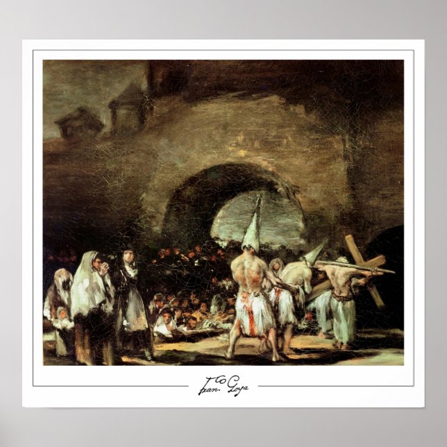 Poster artistique Francisco Goya Zedign #233 (Devant)