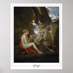 Poster artistique Nicolas Poussin Zedign #112