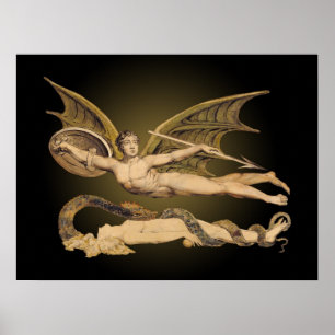 Poster artistique Satan & Eve 24x18