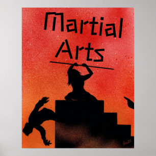 Poster Arts Martiaux