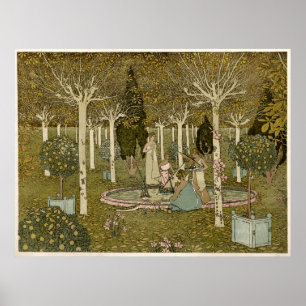 Poster Arts vintages Et Artisanat Style Le Parc