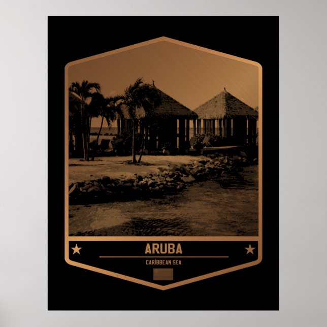 Poster Aruba (Devant)