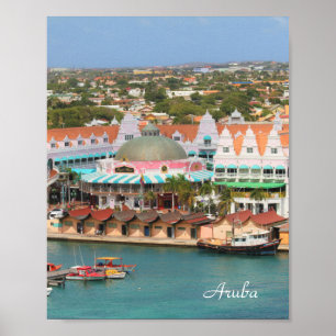 Poster Aruba, photographie