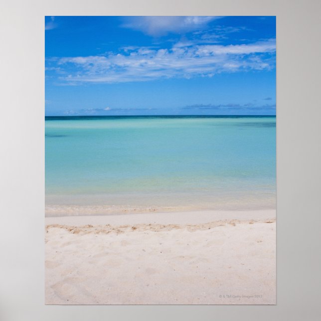 Poster Aruba, plage et mer 3 (Devant)