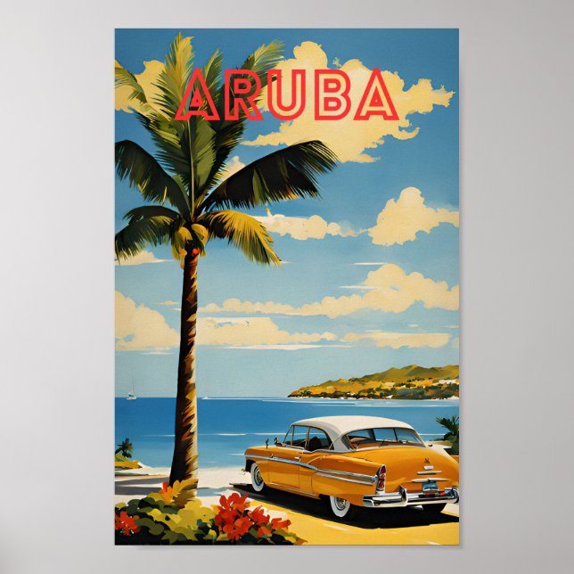 Poster Aruba Travel (Devant)