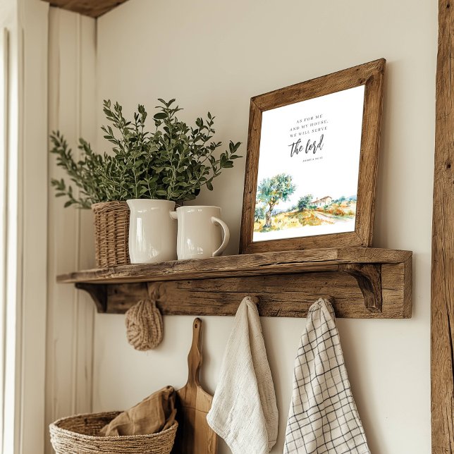 Poster As For Me and My House Mediterranean Landscape (Créateur téléchargé)