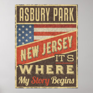 Poster Asbury Park New Jersey