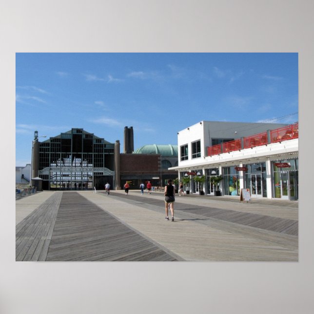 Poster Asbury Park NJ Boardwalk - Casino Building (Devant)