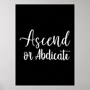 Poster Ascend - Gym Hustle succès motivation