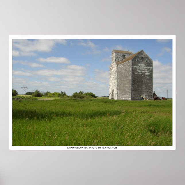 Poster Ascenseur à grains Imprimer Imprimantes à paysage  (Devant)