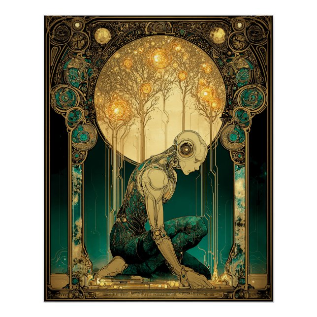 Poster Ascension Lumineuse (Devant)