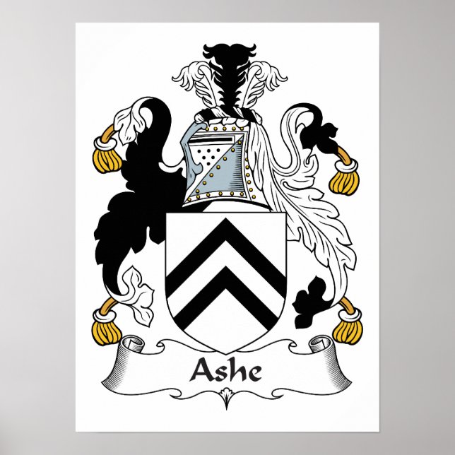 Poster Ashe Family Crest (Devant)