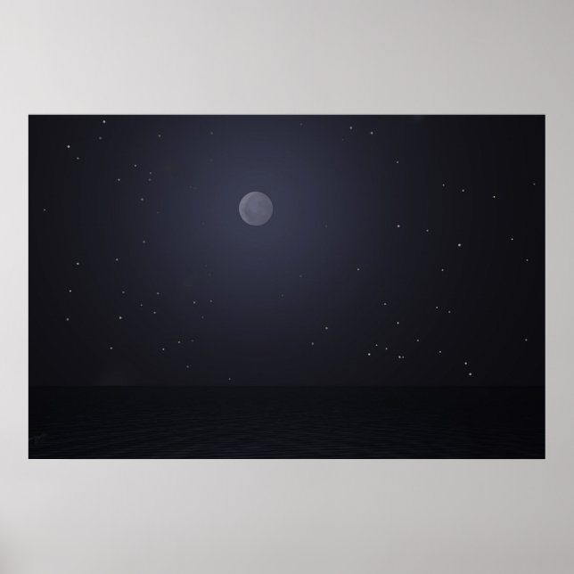 Poster Ashnight avec étoiles (Devant)