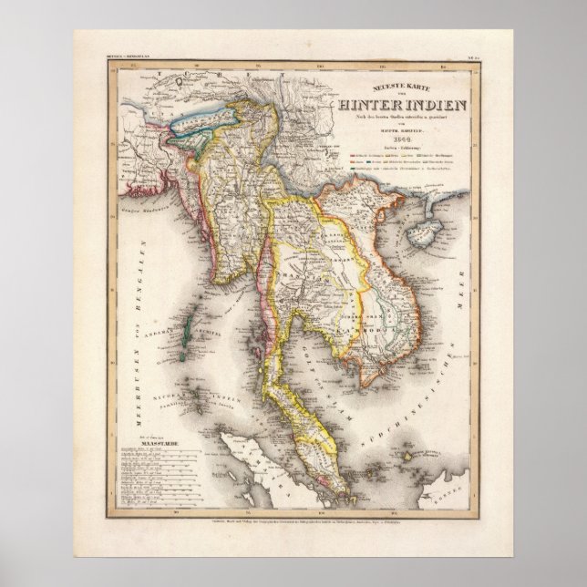 Poster Asie du Sud (Devant)