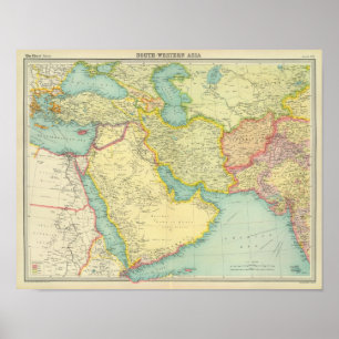 Poster Asie du Sud-Ouest