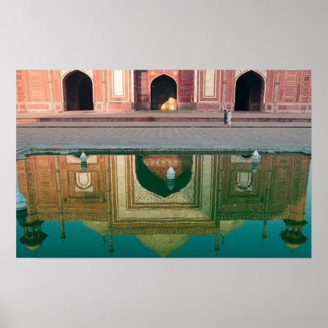Poster Asie, Inde, Uttar Pradesh, Agra. Le 2 (Devant)