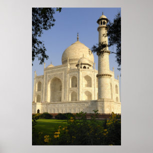 Poster Asie, Inde, Uttar Pradesh, Agra. Le Taj