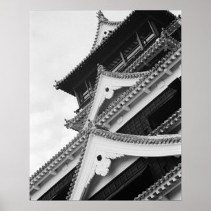 Poster Asie, Japon, Kumamoto. Détail du Kumamoto,