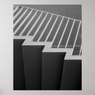 Poster Asie, Japon, Tokyo. Escaliers du Tokyo 2