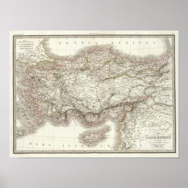 Poster Asie Mineure - Ancienne Asie Mineure (Devant)