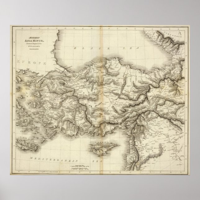 Poster Asie moderne mineure (Devant)