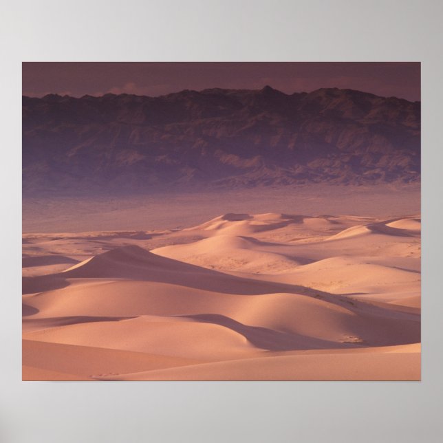 Poster Asie, Mongolie, Désert de Gobi, Gobi Gurvansaikhan (Devant)