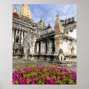 Poster Asie, Myanmar (Birmanie), Bagan (Pagan). L'Ananda