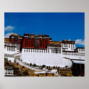 Poster Asie, Tibet, Lhassa, Potala Palace aka Red 2