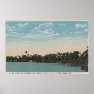 Poster Asile d'hiver, la Floride - vue de l'eau du