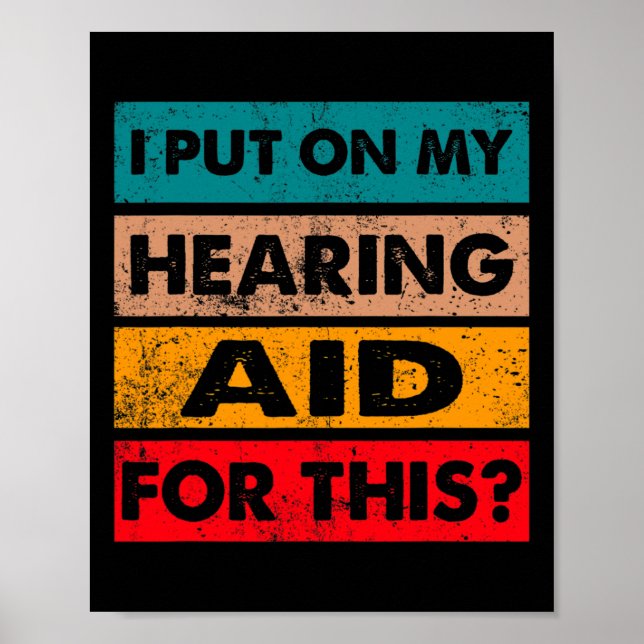 Poster Asl Fun Fierté Sourde Signes de sensibilisation La (Devant)