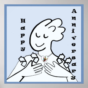 Poster ASL Joyeux anniversaire