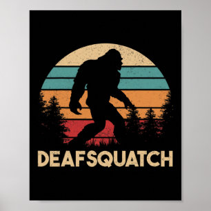 Poster ASL Sensibilisation aux sourds Perte auditive Lang