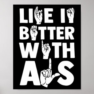 Poster ASL Sensibilisation des personnes sourdes et langu